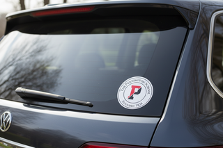 Athletics Circle Car Decal