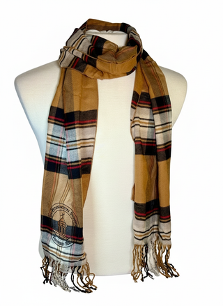 Wolfmark Bamboo Plaid Scarf
