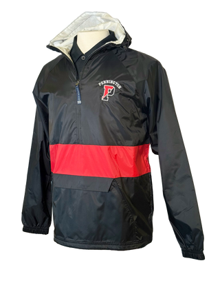 Charles River Striped 1/2 Zip Jacket